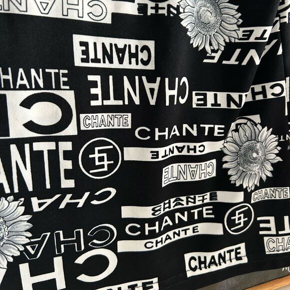 Ness Black & White Chante T-shirt size Large - Picture 16 of 16